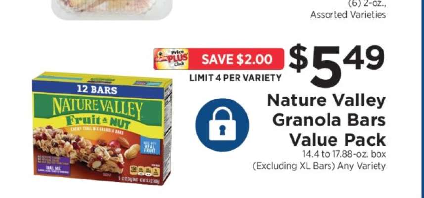 Nature Valley Granola Bars Value Pack