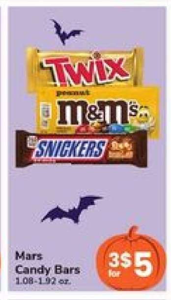 Mars Candy Bars