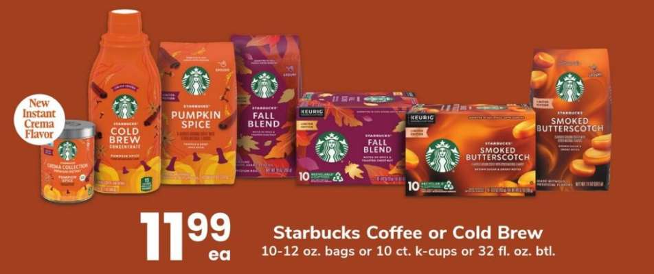 Starbucks Coffee or Cold Brew