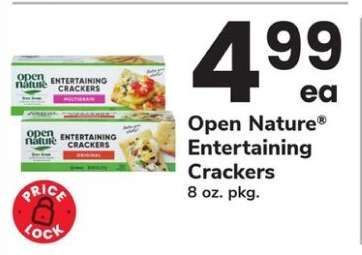 OPEN NATURE ENTERTAINING CRACKERS