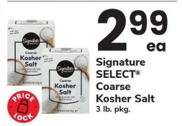 Signature SELECT Coarse Kosher Salt