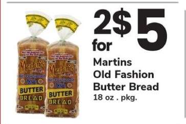 Martins Old Fashion Butter Bread