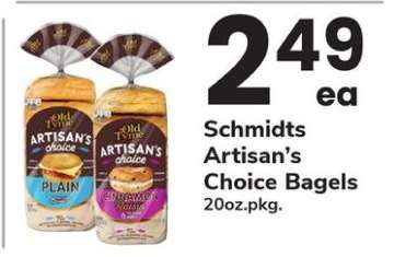 Schmidts Artisan's Choice Bagels