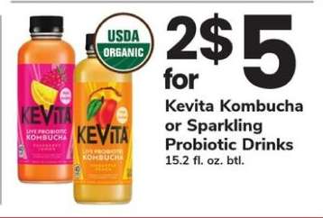 Kevita Kombucha or Sparkling Probiotic Drinks