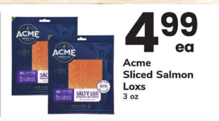 Acme Sliced Salmon Loxs