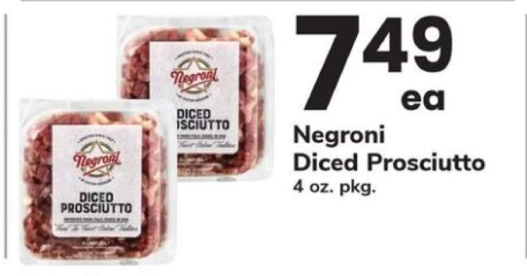 Negroni Diced Prosciutto