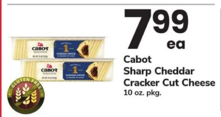 Cabot Sharp Cheddar Cracker Cut Cheese
