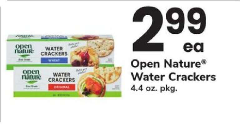 Open Nature Water Crackers