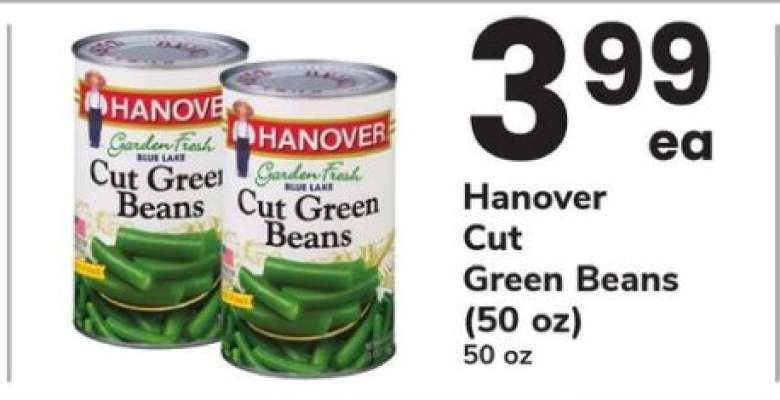 Hanover Cut Green Beans