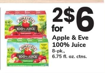 Apple & Eve 100% Juice