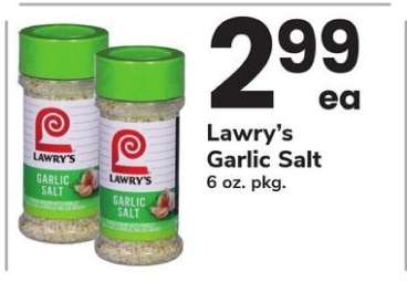 Lawry's Garlic Salt