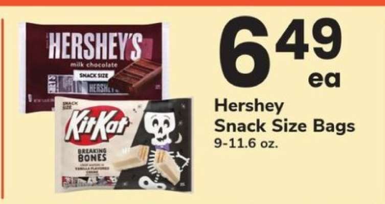 Hershey Snack Size Bags