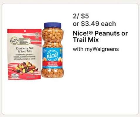 Nice!® Peanuts or Trail Mix