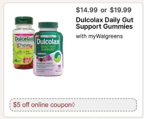 Dulcolax Daily Gut Support Gummies