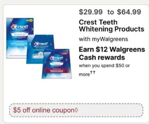 Crest Teeth Whitening Products