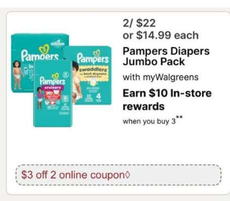 Pampers Diapers Jumbo Pack