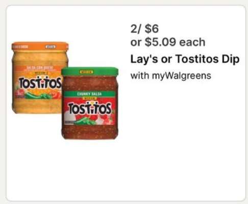 Lay's or Tostitos Dip