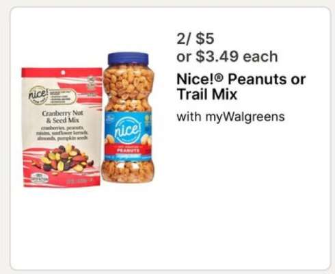 Nice!® Peanuts or Trail Mix