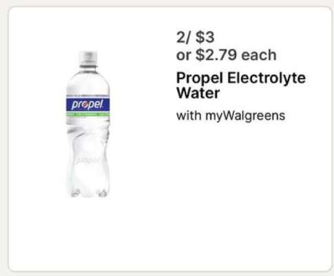 Propel Electrolyte Water*