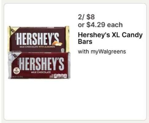 Hershey's XL Candy Bars