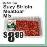 Suzy Sirloin Meatloaf Mix