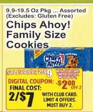 Chips Ahoy! Family Size Cookies