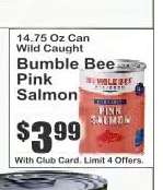 Bumble Bee Pink Salmon
