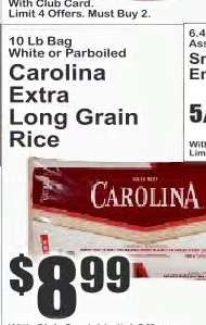 Carolina Extra Long Grain Rice