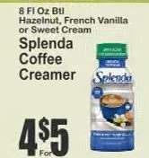 Splenda Coffee Creamer