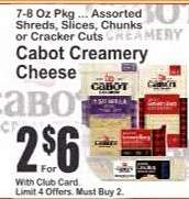 Cabot Creamery Cheese