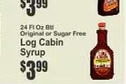 Log Cabin Syrup