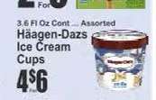 Häagen-Dazs Ice Cream Cups