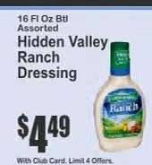 Hidden Valley Ranch Dressing
