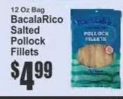 BacalaRico Salted Pollock Fillets