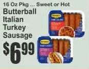 Butterball Italian Turkey Sausage