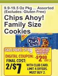 Chips Ahoy! Family Size Cookies
