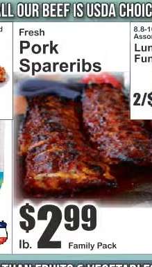 Fresh Pork Spareribs