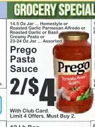 Prego Pasta Sauce