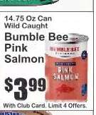 Bumble Bee Pink Salmon