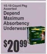 Depend Maximum Absorbency Underwear