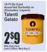 Talenti Gelato
