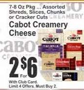 Cabot Creamery Cheese