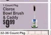 Clorox Bowl Brush & Caddy