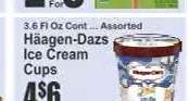 Häagen-Dazs Ice Cream Cups