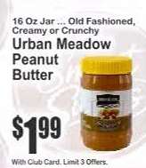 Urban Meadow Peanut Butter
