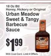 Urban Meadow Sweet & Tangy Barbecue Sauce