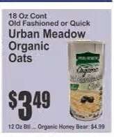 Urban Meadow Organic Oats