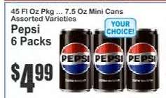 Pepsi 6 Packs