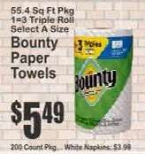 Bounty Paper Towels