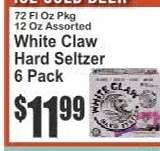 White Claw Hard Seltzer 6 Pack
